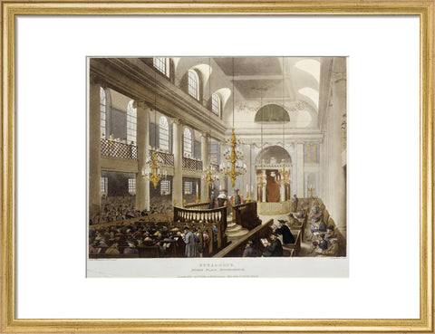Synagogue Dukes Place Houndsditch (imprint) 1809