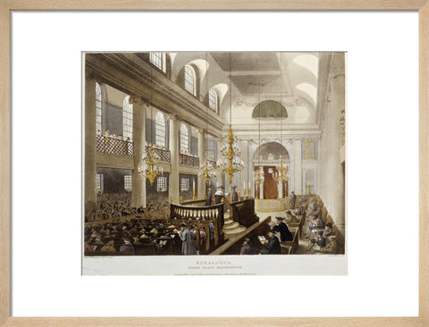 Synagogue Dukes Place Houndsditch (imprint) 1809
