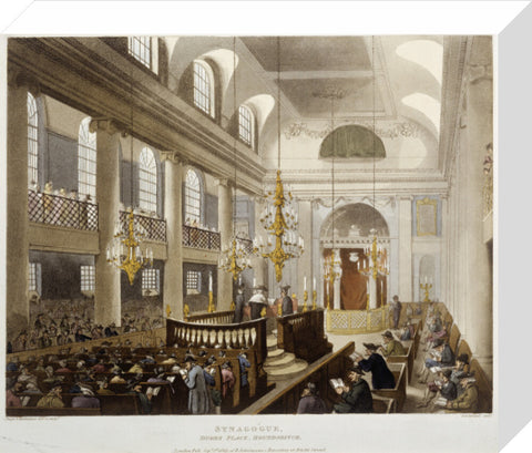 Synagogue Dukes Place Houndsditch (imprint) 1809