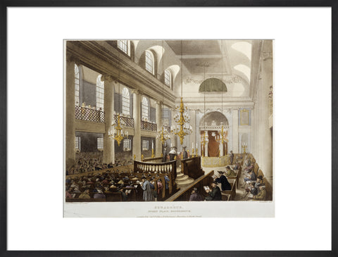 Synagogue Dukes Place Houndsditch (imprint) 1809