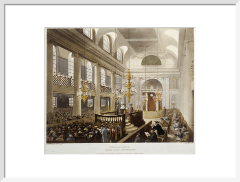 Synagogue Dukes Place Houndsditch (imprint) 1809