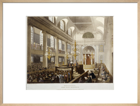 Synagogue Dukes Place Houndsditch (imprint) 1809