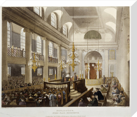 Synagogue Dukes Place Houndsditch (imprint) 1809