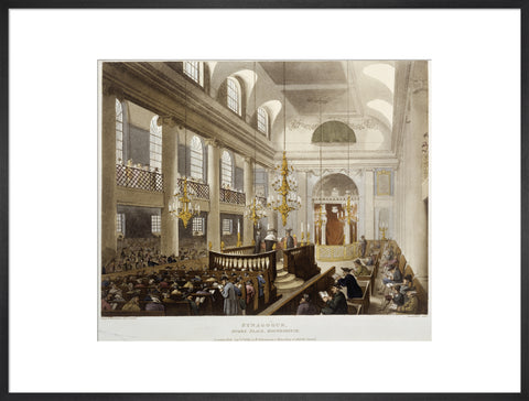 Synagogue Dukes Place Houndsditch (imprint) 1809
