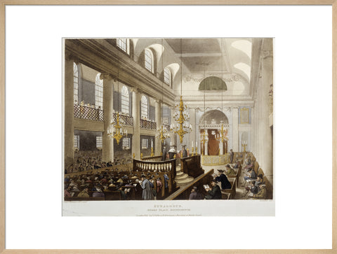 Synagogue Dukes Place Houndsditch (imprint) 1809