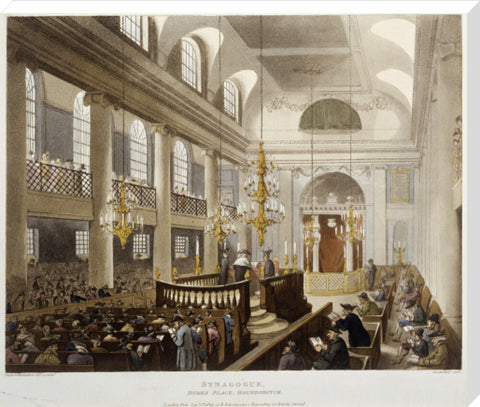 Synagogue Dukes Place Houndsditch (imprint) 1809