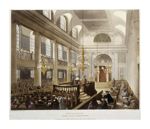 Synagogue Dukes Place Houndsditch (imprint) 1809