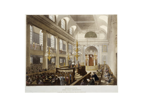 Synagogue Dukes Place Houndsditch (imprint) 1809
