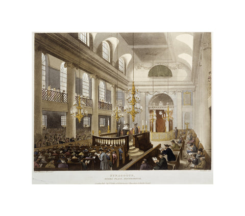 Synagogue Dukes Place Houndsditch (imprint) 1809