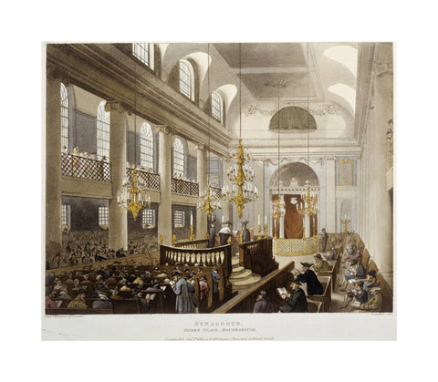 Synagogue Dukes Place Houndsditch (imprint) 1809