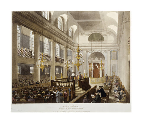 Synagogue Dukes Place Houndsditch (imprint) 1809
