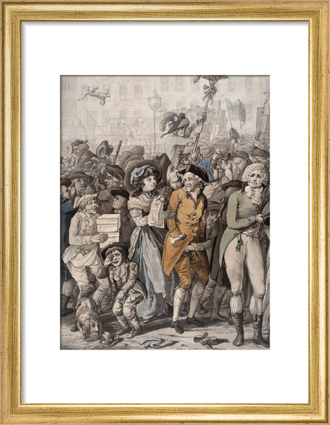 Detail of 'The Westminster Election' 1788
