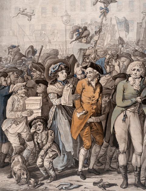 Detail of 'The Westminster Election' 1788