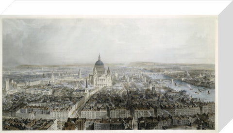City of London from the West: 19th century