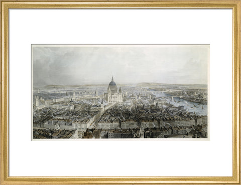 City of London from the West: 19th century