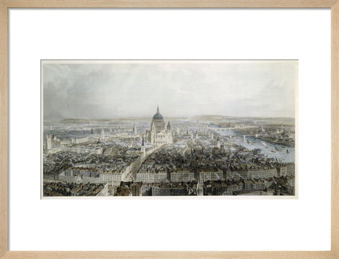 City of London from the West: 19th century