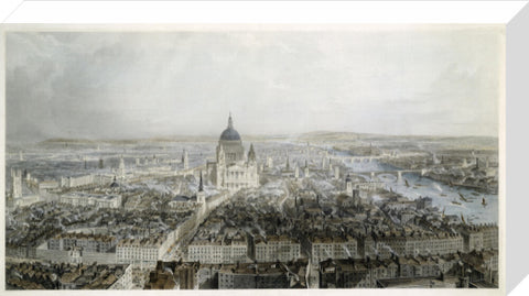 City of London from the West: 19th century