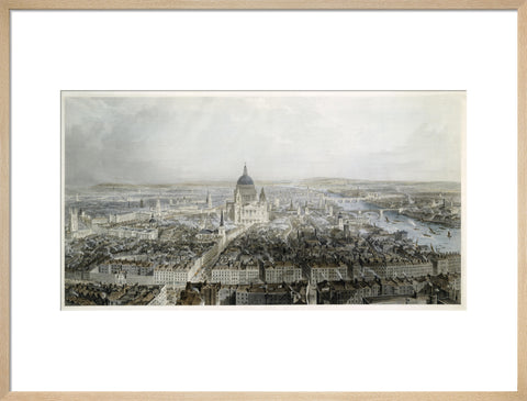 City of London from the West: 19th century