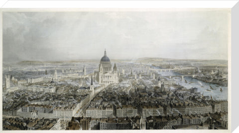 City of London from the West: 19th century