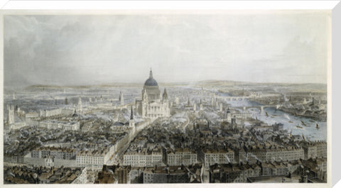 City of London from the West: 19th century