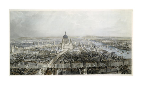 City of London from the West: 19th century