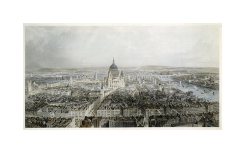 City of London from the West: 19th century