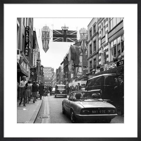 Carnaby Street during the 'swinging 60s' 1968