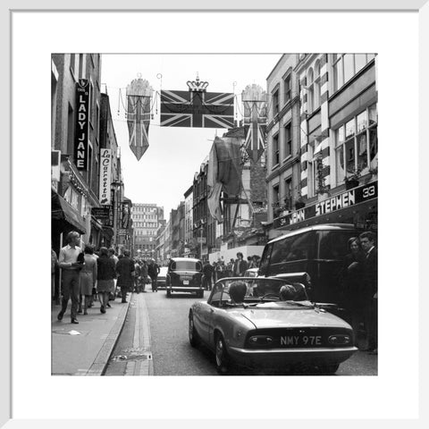 Carnaby Street during the 'swinging 60s' 1968