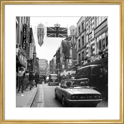 Carnaby Street during the 'swinging 60s' 1968