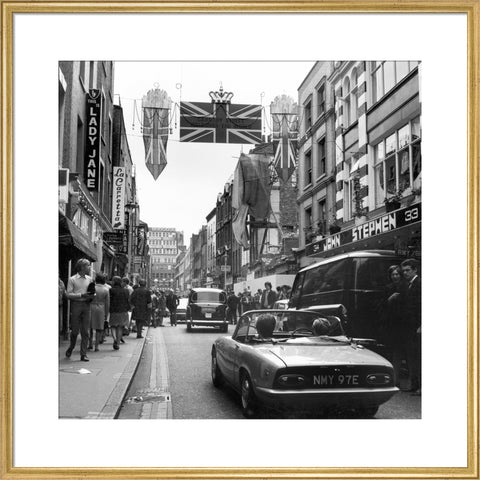 Carnaby Street during the 'swinging 60s' 1968
