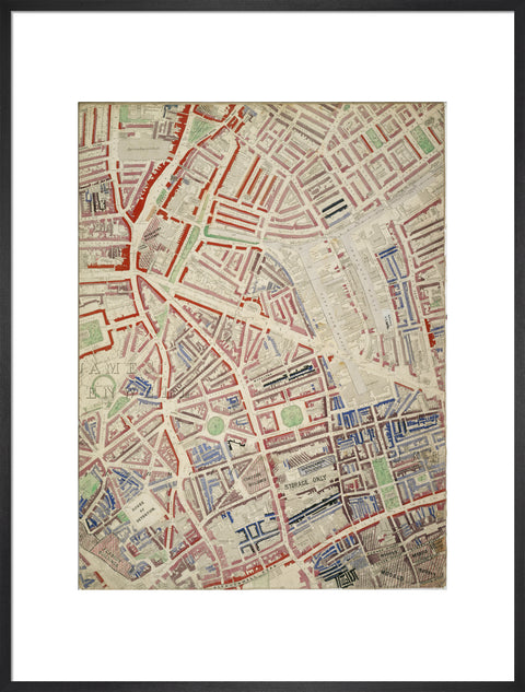 Descriptive Map of London Poverty Section 16 1889