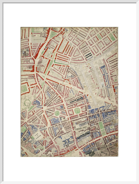 Descriptive Map of London Poverty Section 16 1889