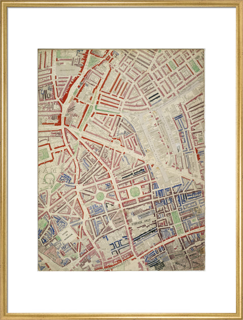 Descriptive Map of London Poverty Section 16 1889