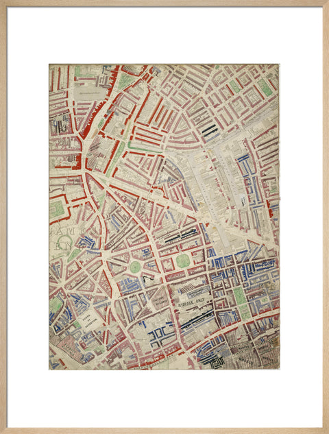 Descriptive Map of London Poverty Section 16 1889
