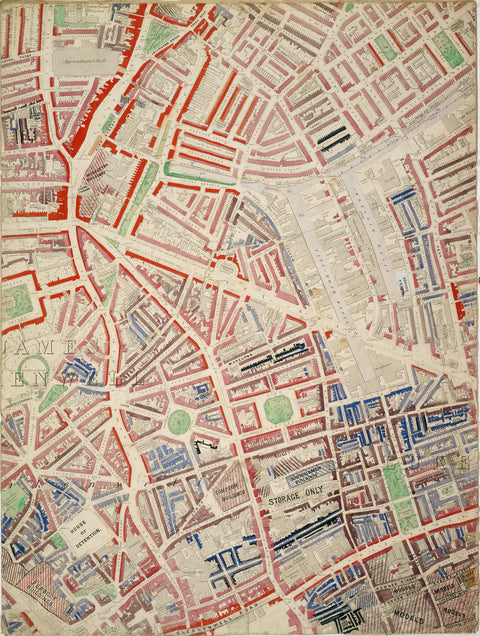Descriptive Map of London Poverty Section 16 1889