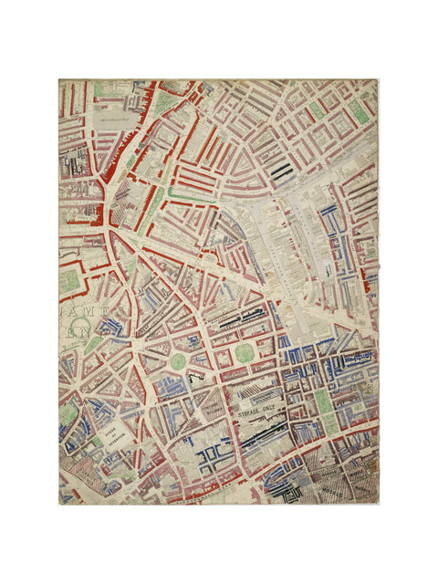 Descriptive Map of London Poverty Section 16 1889
