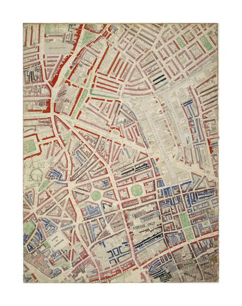 Descriptive Map of London Poverty Section 16 1889