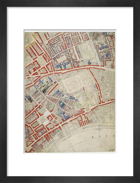 Descriptive Map of London Poverty Section 25 1889