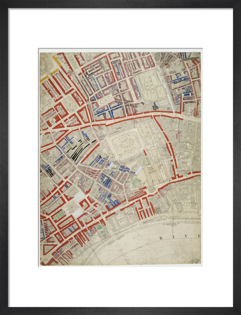 Descriptive Map of London Poverty Section 25 1889