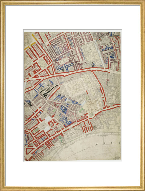 Descriptive Map of London Poverty Section 25 1889