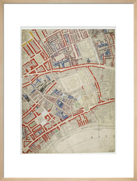 Descriptive Map of London Poverty Section 25 1889