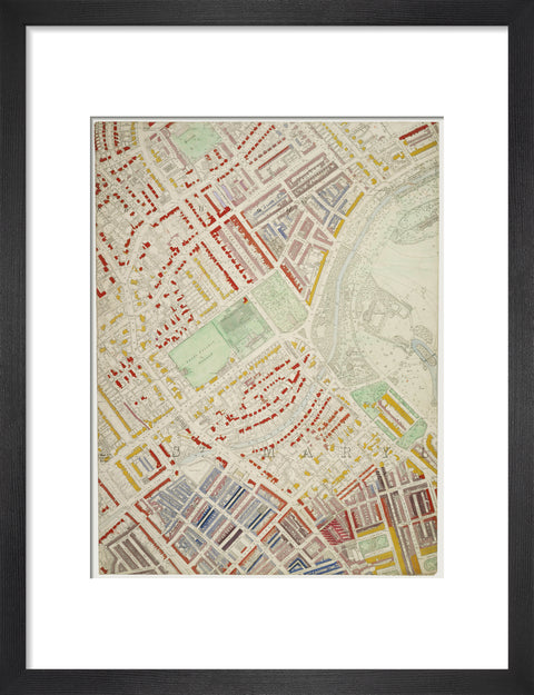 Descriptive map of London Poverty Section 12 1889