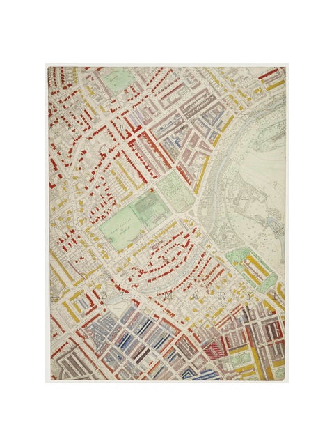 Descriptive map of London Poverty Section 12 1889
