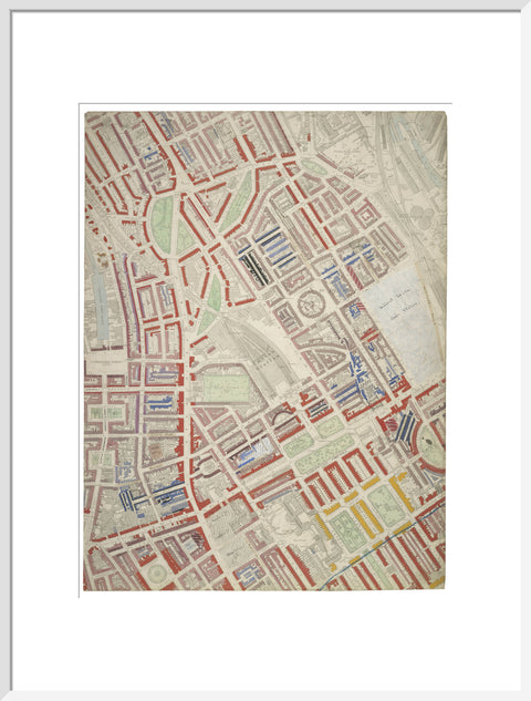 Descriptive map of London Poverty Section 14 1889