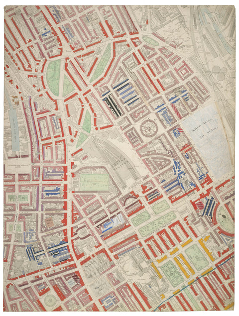 Descriptive map of London Poverty Section 14 1889