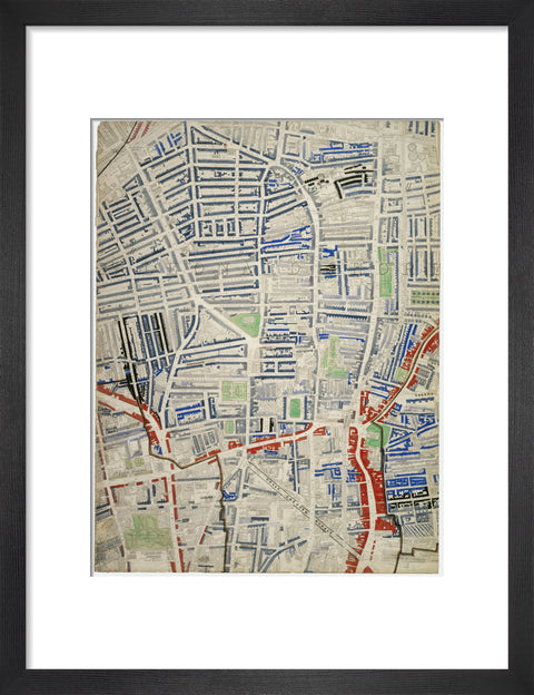 Descriptive map of London Poverty Section 17 1889