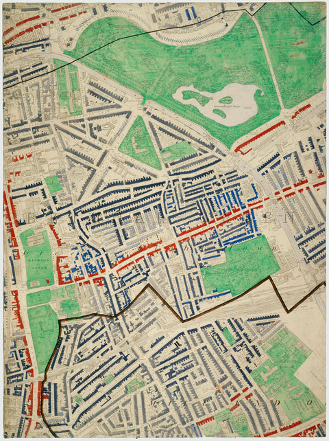 Descriptive map of London Poverty Section 19 1889