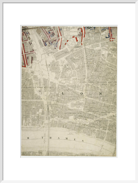 Descriptive map of London Poverty Section 26 1889
