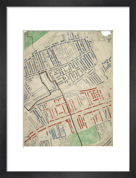 Descriptive map of London Poverty Section 20 1889