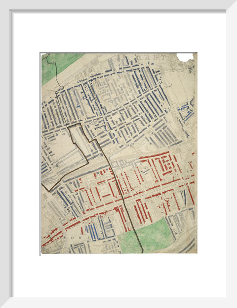 Descriptive map of London Poverty Section 20 1889